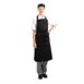 Delantal con peto Whites negro