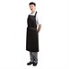 Delantal con peto Whites negro