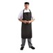 Delantal con peto Whites negro