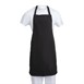Delantal con peto Whites negro