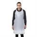Delantal polietileno desechables blancos
