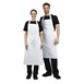 Delantal con peto XL Whites blanco