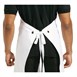 Delantal con peto XL Whites blanco