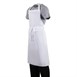 Delantal con peto XL Whites blanco