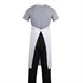 Delantal con peto XL Whites blanco