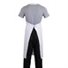 Delantal con peto XL Whites blanco