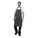 Delantal con peto Whites azul marino a rayas