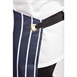 Delantal con peto Whites azul marino a rayas con bolsillo