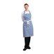 Delantal con peto Whites a cuadros azules y blancos