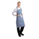 Delantal con peto Whites a cuadros azules y blancos