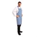 Delantal con peto Whites a cuadros azules y blancos