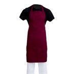 Delantal con peto Whites burdeos
