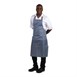 Delantal de nylon impermeable Whites a rayas azul y blanco