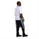 Delantal de nylon impermeable Whites a rayas azul y blanco