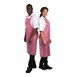 Delantal de nylon impermeable Whites a rayas rojo y blanco