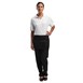 Delantal monedero con cremallera Whites negro