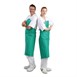 Delantal con peto nylon PVC Whites verde