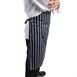 Delantal con peto Whites azul marino a rayas talla XL