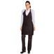 Delantal esmoquin Chef Works negro