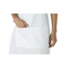 Delantal con peto ajustable Chef Works blanco