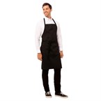 Delantal con peto ajustable Chef Works negro