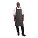 Delantal con peto Whites negro a rayas
