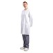Bata de laboratorio unisex blanca