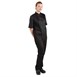 Chaqueta cocina Whites Vegas manga corta negra
