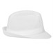 Sombrero con redecilla Trilby blanco