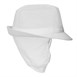 Sombrero con redecilla Trilby blanco