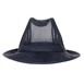 Sombrero con redecilla Trilby azul marino