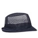 Sombrero con redecilla Trilby azul marino