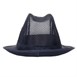Sombrero con redecilla Trilby azul marino