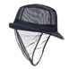 Sombrero con redecilla Trilby azul marino