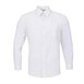 Camisa unisex Uniform Works manga larga blanca