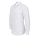 Camisa unisex Uniform Works manga larga blanca