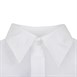 Camisa unisex Uniform Works manga larga blanca