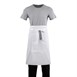 Delantal camarero normal Whites blanco
