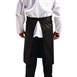 Delantal camarero normal Whites negro