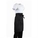 Delantal camarero normal Whites negro