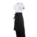 Delantal camarero normal Whites negro