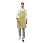 Delantal con peto Chef Works cuello ajustable lima