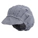 Gorro con visera Whites cuadros azules y blancos