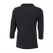 Camisa femenina con cuello en V Uniform Works negra