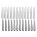 Cuchillo de postre mango macizo Bead Olympia