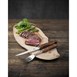 Cuchillo chuletero Olympia mango de madera 215mm