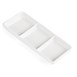 Plato con 3 huecos blanco Olympia