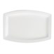 Plato rectangular blanco Olympia