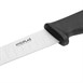 Cuchillo multiusos con hoja festoneado Hygiplas 12,5cm negro