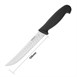 Cuchillo multiusos con hoja festoneado Hygiplas 12,5cm negro